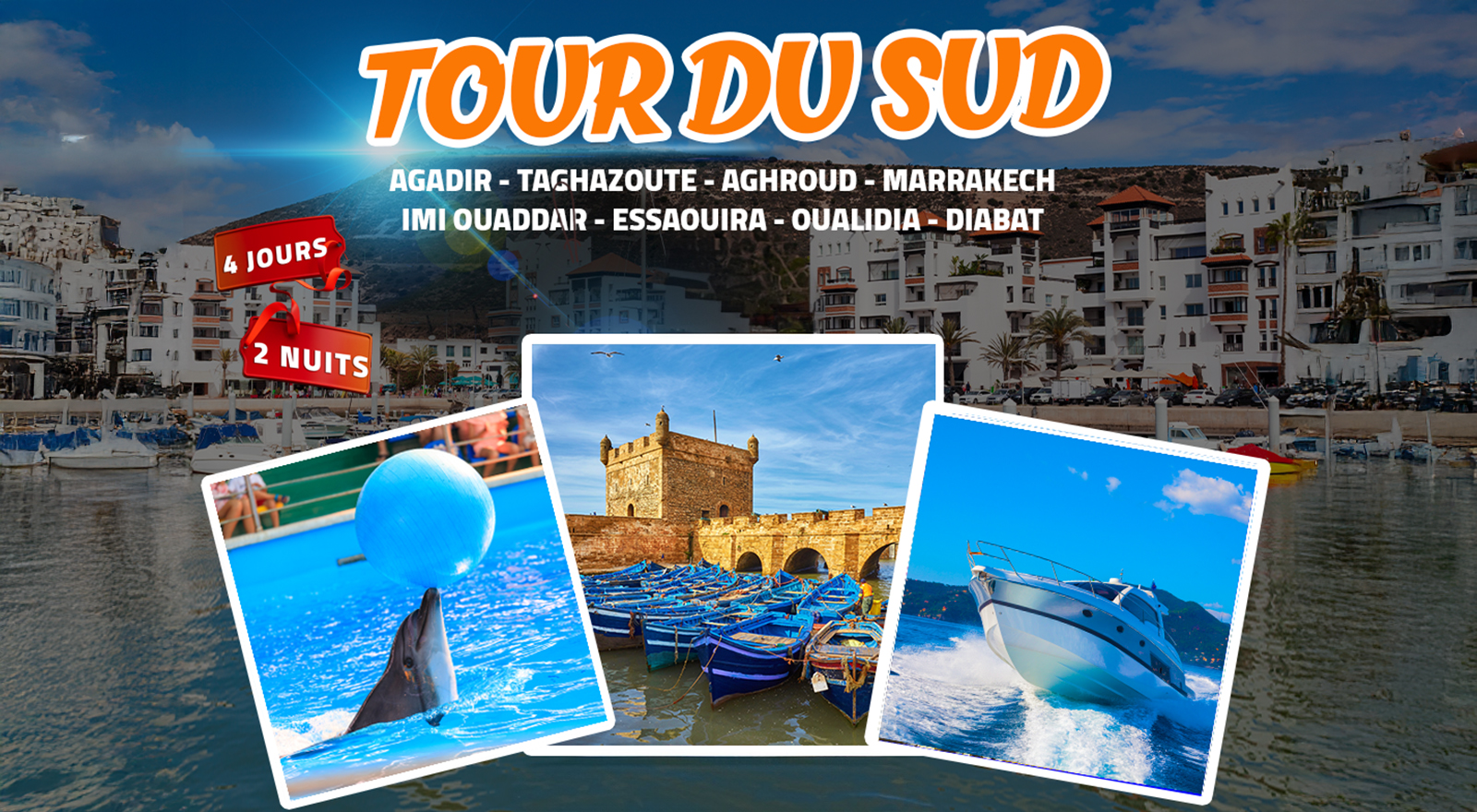 Tour du Sud 4 jours